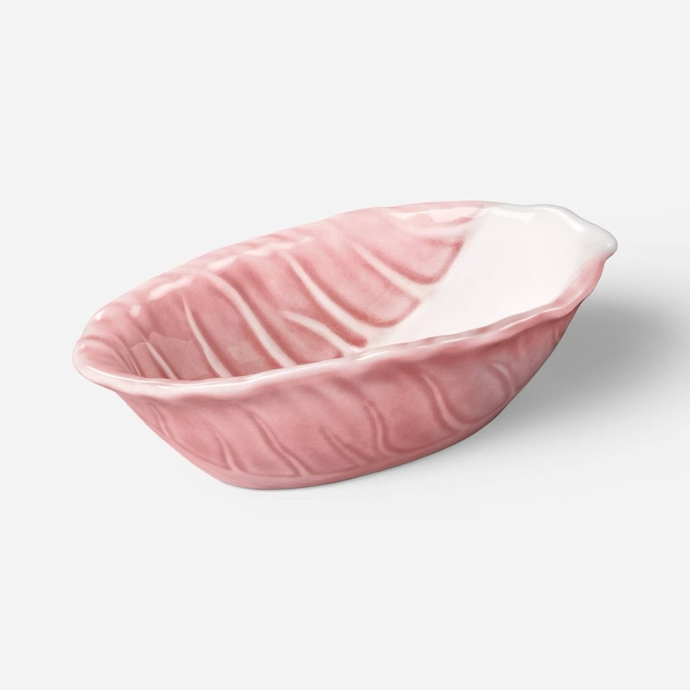 5 fl oz nwt Stoneware Radicchio Dip Bowl Pink - Threshold